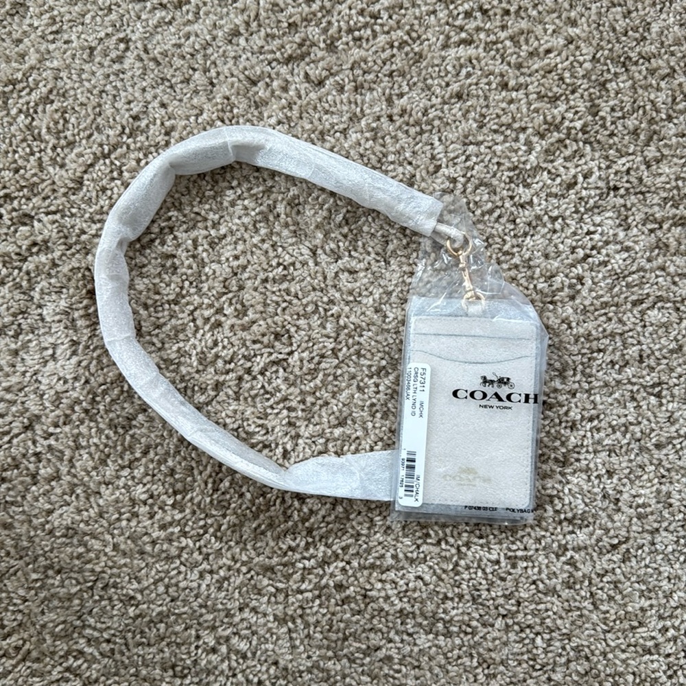 Brand new Coach lanyard